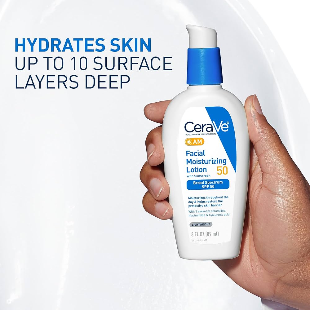 新品CeraVe Facial Moisturizing Lotion CeraVe Daily Moisturizing Face and Body Lotion for Normal to
